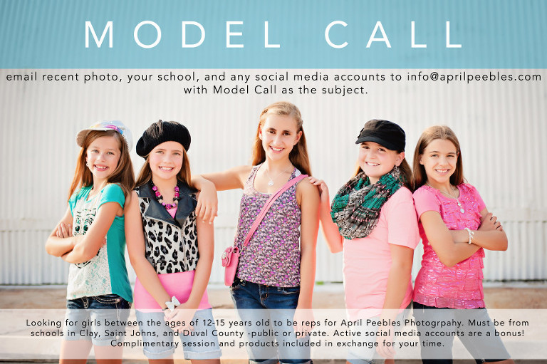 GCJHS LSJH St. Johns Tween Teen Model Call Rep Program