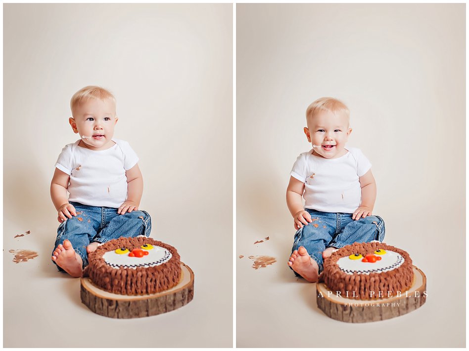 cake smash photography in riverside jacksonville