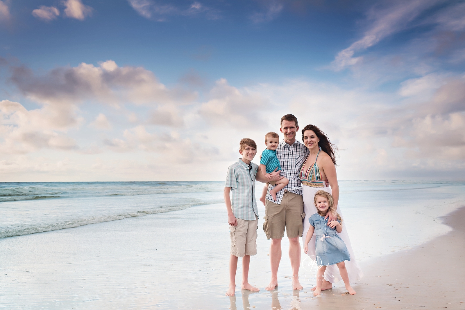 best family portraits at the beach in jacksonville florida