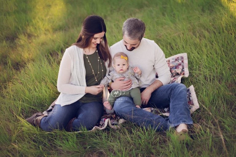 family baby pictures in durbin crossing