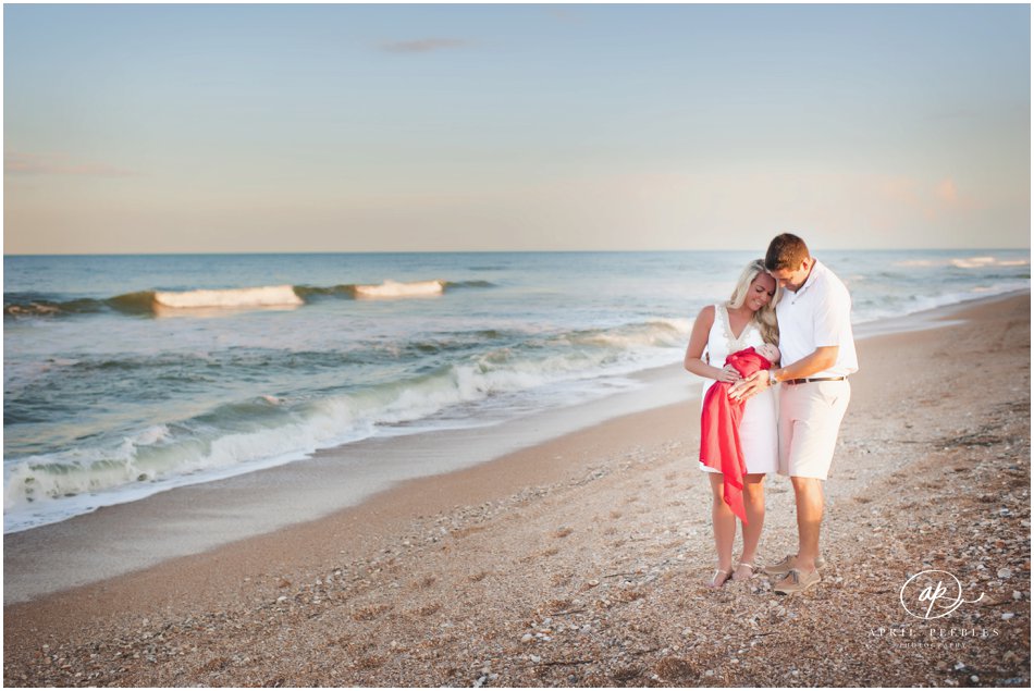 ponte vedra beach family photo with infant son