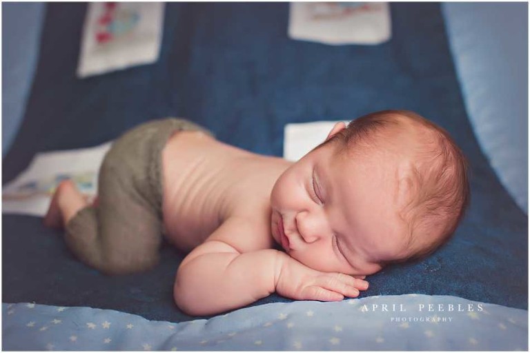 newborn boy custom quilt baby picture