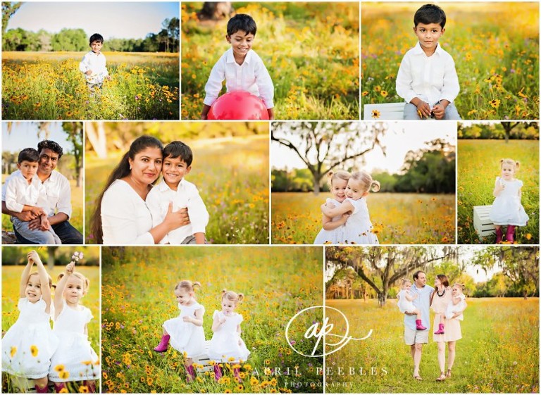 Jacksonville Florida Family Pictures Wildflower Session